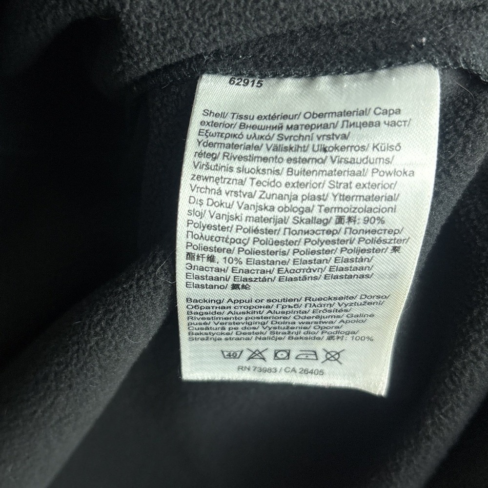Helly Hansen Paramount Softshell Jacket Mens Medium Black Full Zip - Picture 7 of 10